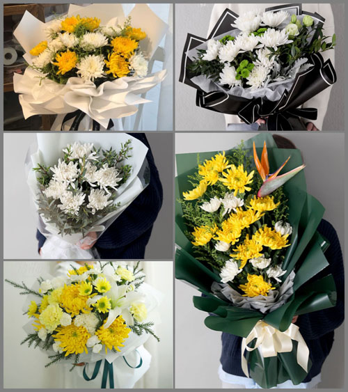 贵州毕节市威宁县龙场镇干河村白事花束代送